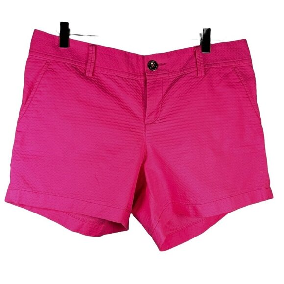 Lily Pulitzer The Callahan Short 14 Pink Cotton Shorts Preppy Coastal - Picture 1 of 6